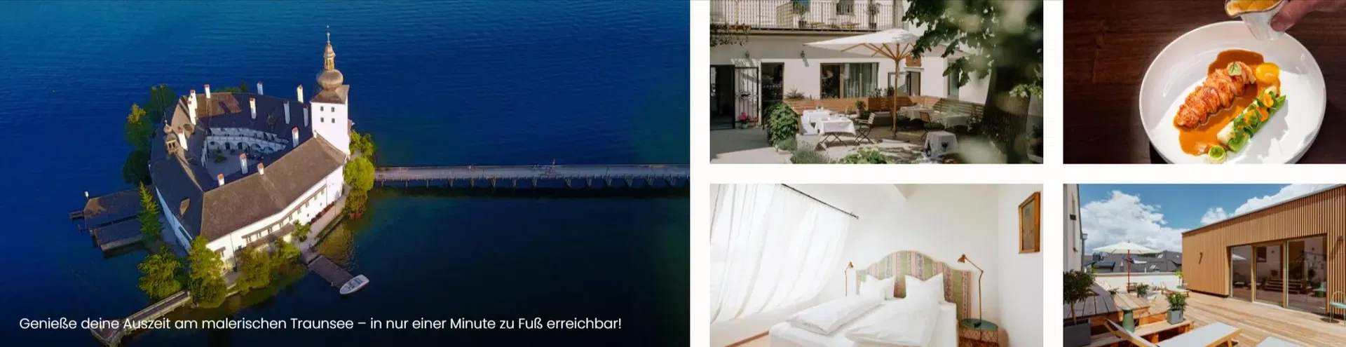Traunsee, Österreich: Boutique-Auszeit im Hotel Zum Goldenen Hirschen ab 356 € für 2 Personen inklusive Frühstück & Wellness