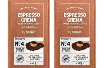 by Amazon Espresso Crema gemahlener Kaffee 8er Pack (8x250g) ab 13,62 € inkl. Prime-Versand