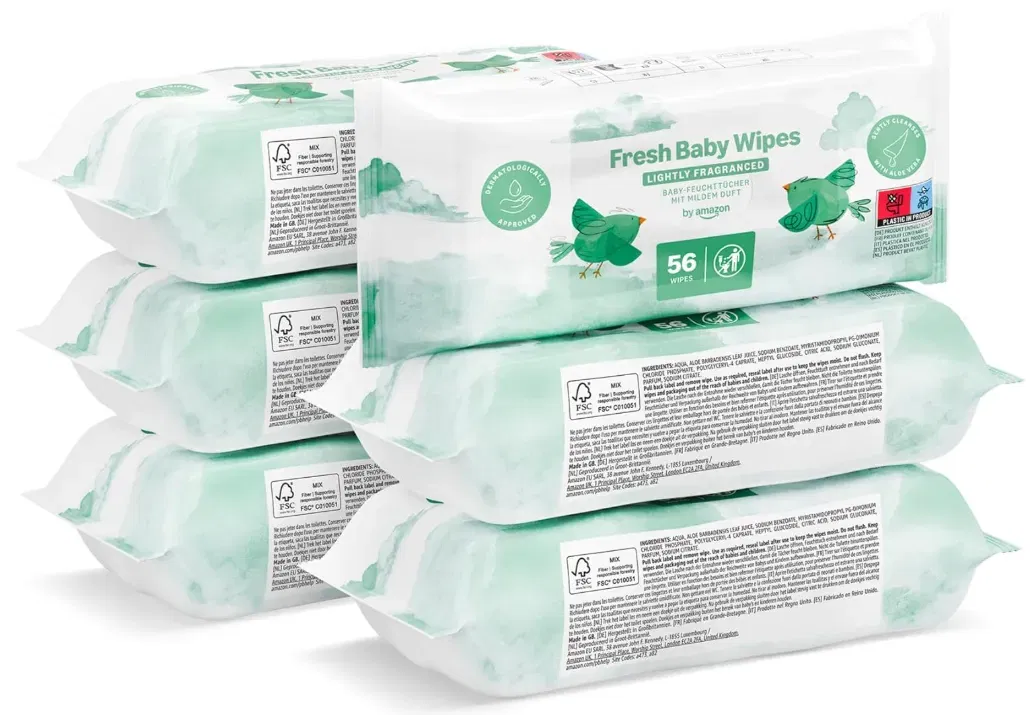 By Amazon (zuvor Mama Bear Sensitive Baby Feuchttücher (336 Tücher)) ab 3,85 € inkl. Prime-Versand (12,90 € für 1344 Tücher)