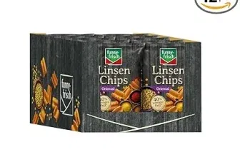 Schnäppchen, Deals und Rabattcodes des Tages: Lustige frisch Linsen Chips Oriental 12er Pack