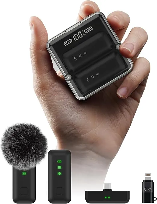 iVANKY Lavalier Mikrofon Wireless Microphone für 20,00 € inkl. Prime-Versand (statt 50,00 €)