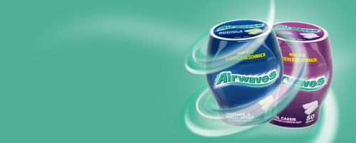 Cashback: Airwaves Koffein Minz- oder Frucht- Kaugummis gratis testen