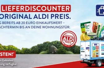 ALDI Süd: Lieferdienst für ausgewählte Gebiete ab 20€