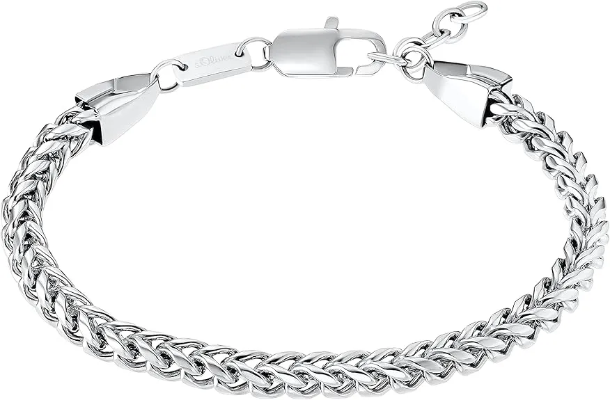 s.Oliver Armband Edelstahl Herren Armschmuck  (Kommt in Schmuck Geschenk Box) für 28,00 € inkl. Prime-Versand (statt 47,00 €)