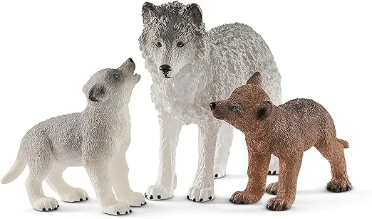 Schnäppchen, Deals Und Rabattcodes Des Tages - Schleich Wild Life Wolfsmutter Mit Welpen 42472