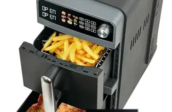 10L Double Stack XL airfryer Heißluftfritteuse 2400W für 89,39 € inkl. Versand (statt 140,00 €)