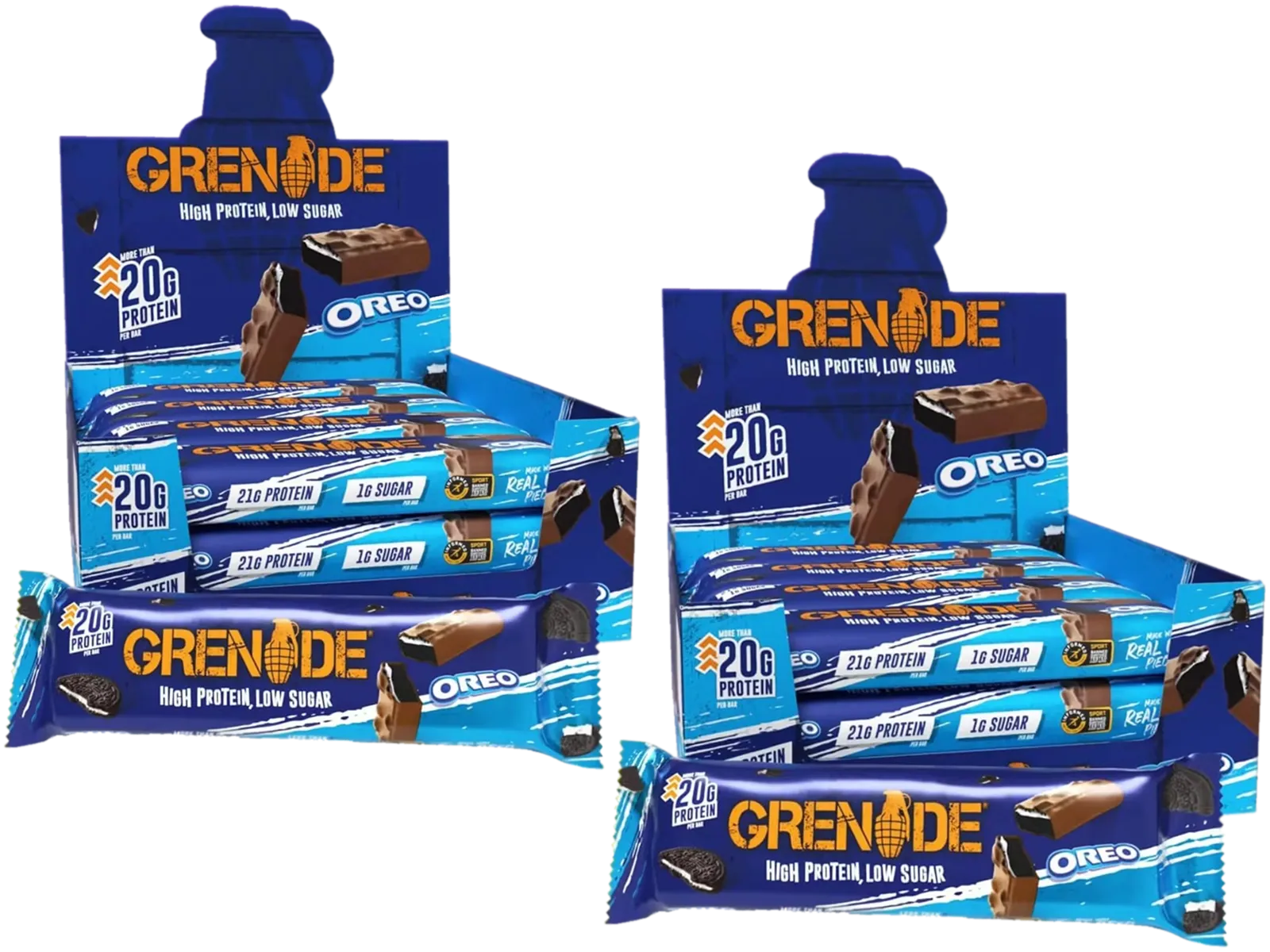 Grenade Oreo-Proteinriegel (24X 60 g) für 25,90 € inkl. Versand (statt 56,36 €)