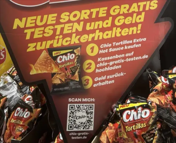 Gratis Testen: 100% Cashback auf Chio Tortillas Extra Hot Sauce 🌶️