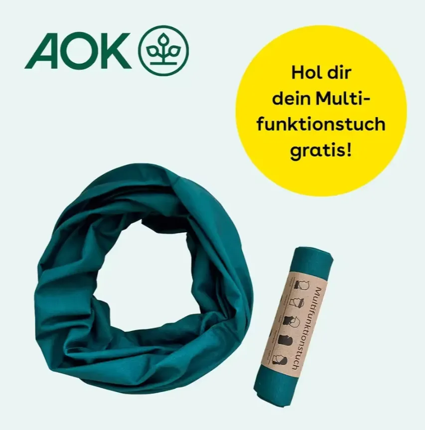 Gratis Multifunktionstuch [AOK Bayern]