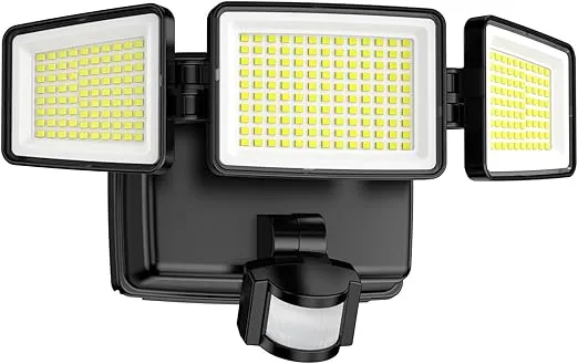 302 LED Strahler mit Bewegungsmelder Aussen (1500LM Batteriebetriebene Aussenlampe 6500K IP65 Wasserdichte) für 10,80 € inkl. Prime-Versand (statt 26,99 €)