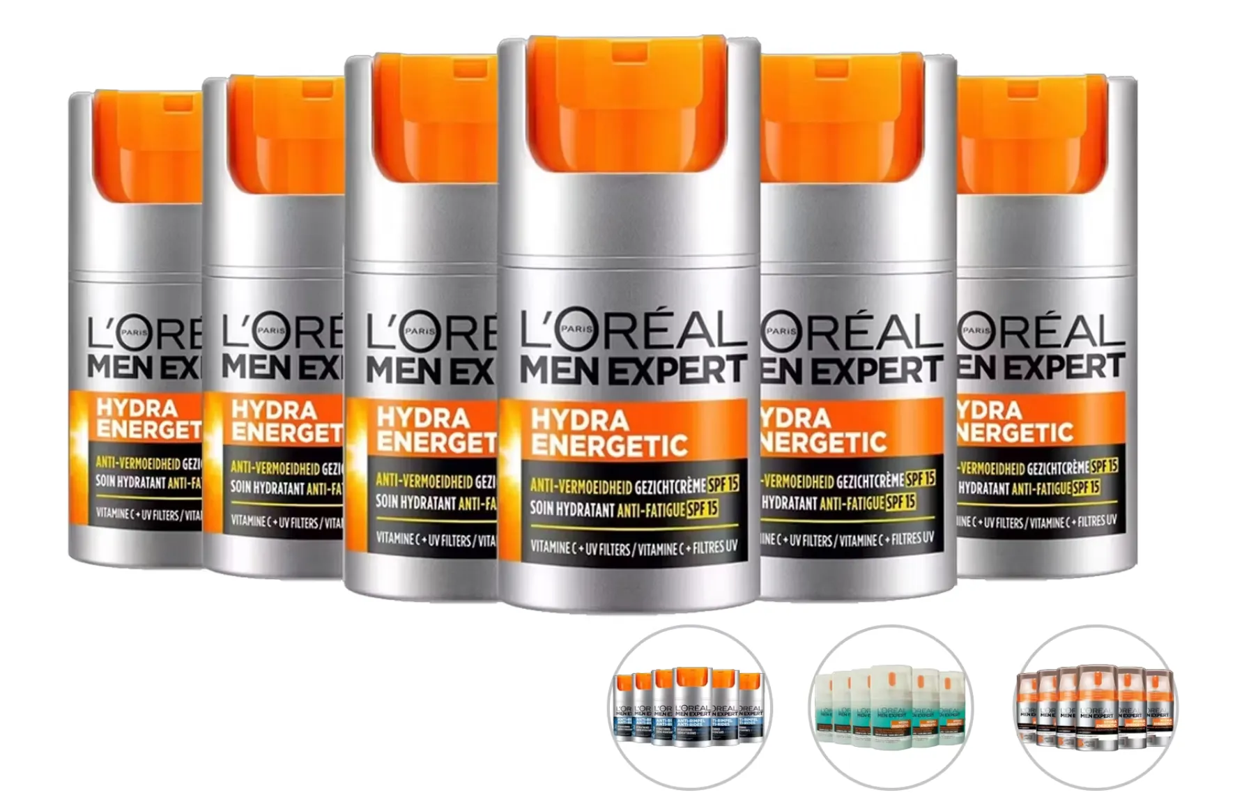6x L’Oréal Paris Men Expert Hydra Energetic Tagescreme mit Lichtschutzfaktor 15 für 35,90 € inkl. Versand (statt 53,94 €)