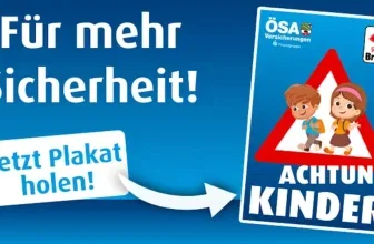 Kostenloses 'Achtung Kinder'-Plakat von Radio Brocken und ÖSA