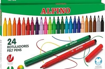 ALPINO AR001003 Pack 24 Filzstifte Fineliner farblich sortiert für 2,68 € inkl. Prime-Versand (statt 3,63 €)