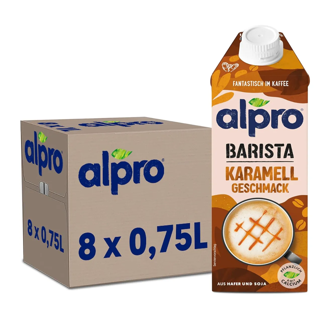 Alpro Barista Karamell (8 x 750 ml) ab 17,09 € inkl. Prime-Versand (statt 23,12 €)