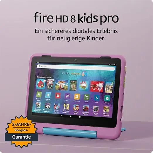 Amazon Fire HD 8 Kids Pro-Tablet (Neueste Generation- für Kinder von 6-12 J.) für 74,99 € inkl. Versand (statt 94,90 €)