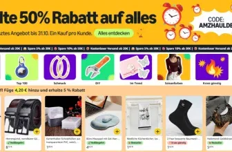 Amazon Haul Aktion – 50 % Rabatt auf alle Produkte bis 31. Oktober