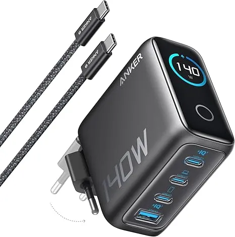 Anker 140W USB C Ladegerät Laptop für 69,99 € inkl. Versand (statt 89,99 €)