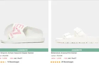 🔥Flip Flops & Sandalen Ausverkauf bei JD Sports – Birkenstocks ab 5€, EA7 Armani für 5€, Crocs für 10€