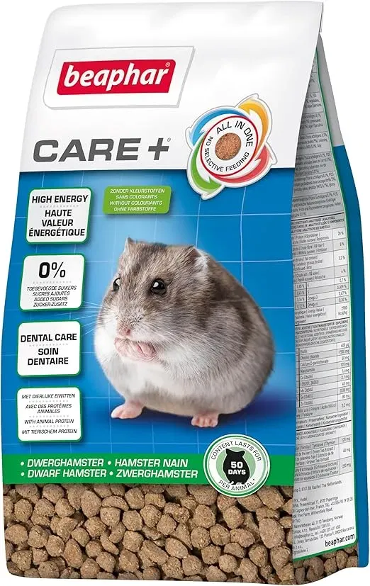 BEAPHAR – Care+ Zwerghamster (250 g) ab 1,87 € inkl. Prime-Versand (statt 2,50 €)