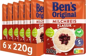 BEN'S ORIGINAL Express Reis Milchreis Klassik 6 Packungen (6 x 220g) ab 7,74 € inkl. Prime-Versand (statt 13,74 €)