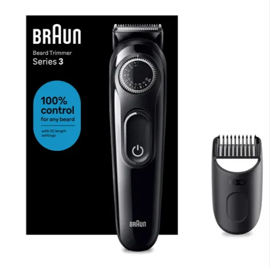 Braun Barttrimmer BT3400 für 15,94 € inkl. Versand (statt 25,00 €)