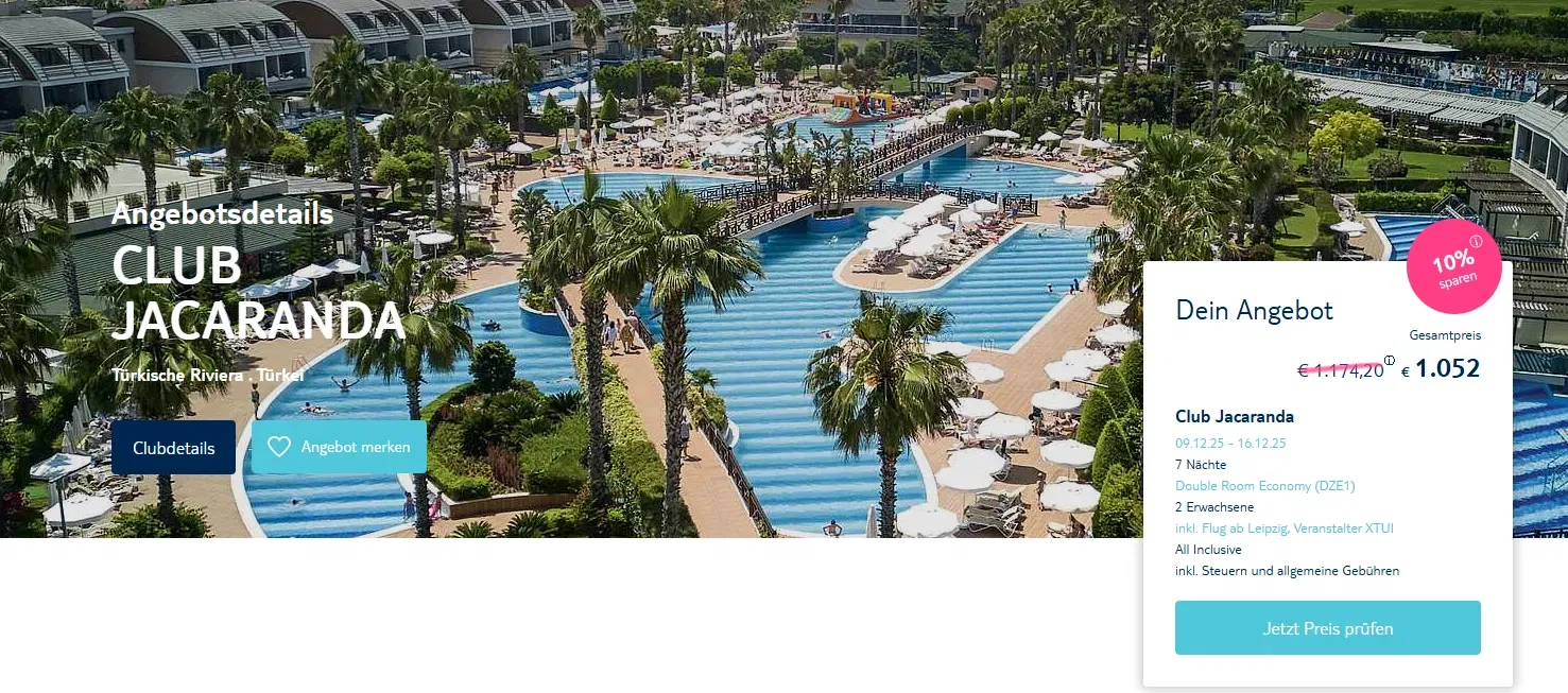 Sonnige Auszeit im Winter: 7 Tage TUI Magic Life Jacaranda ab 526€ p.P.inkl. Flug & All-Inclusive