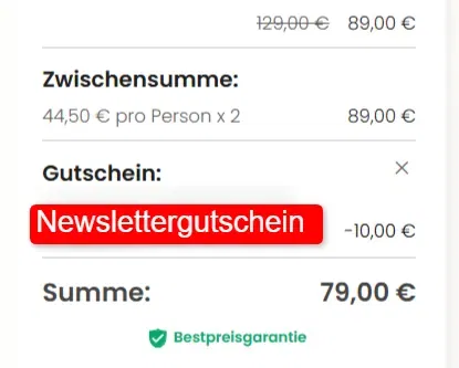 Schnäppchen, Deals und Rabattcodes des Tages - Buchung bestätigen