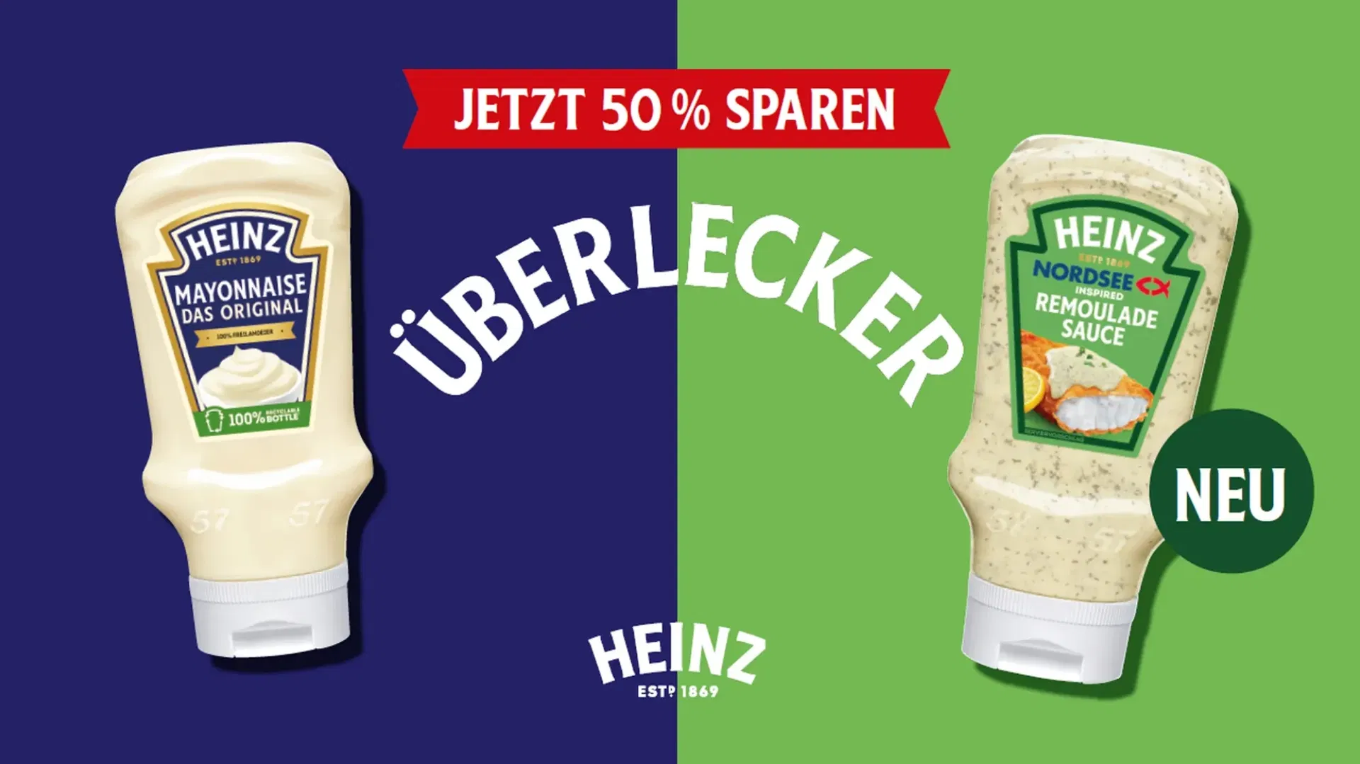 marktguru: 0,50 % Cashback auf Heinz Mayonnaise (Kauf bei REWE/Edeka)