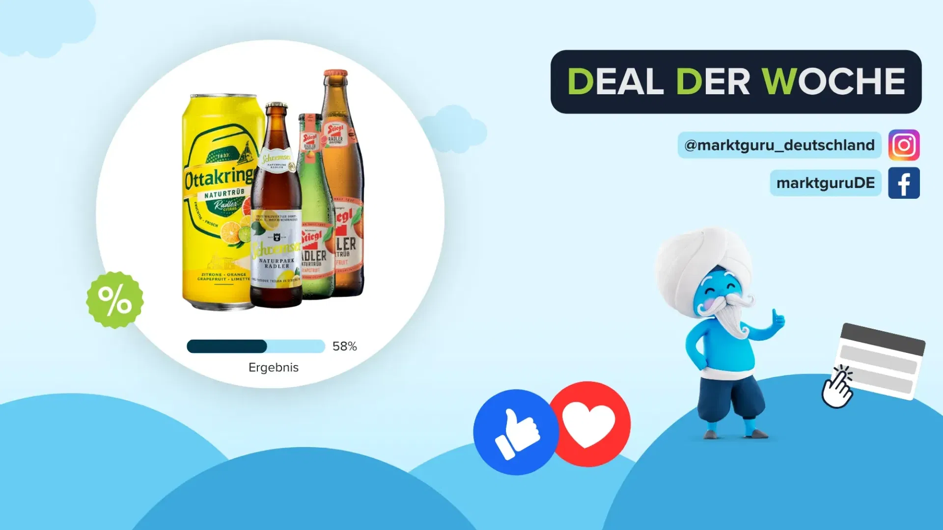 marktguru: 0,50 € Cashback auf Radler (Perlenbacher 6er Pack 0,50 l für 2,19 € zzgl. Pfand bei Lidl bis 09.08.)