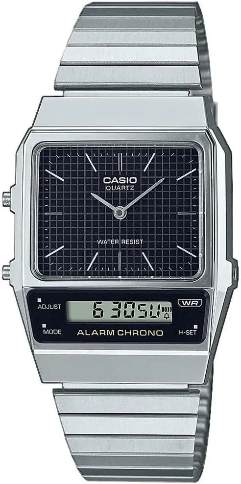 Casio Qd Black CINT Silver Bracelet 40.7 Herrenuhr Quarz Quarz – CA.AQ-800E-1AEF für 26,95 € inkl. Prime-Versand (statt 49,90 €)