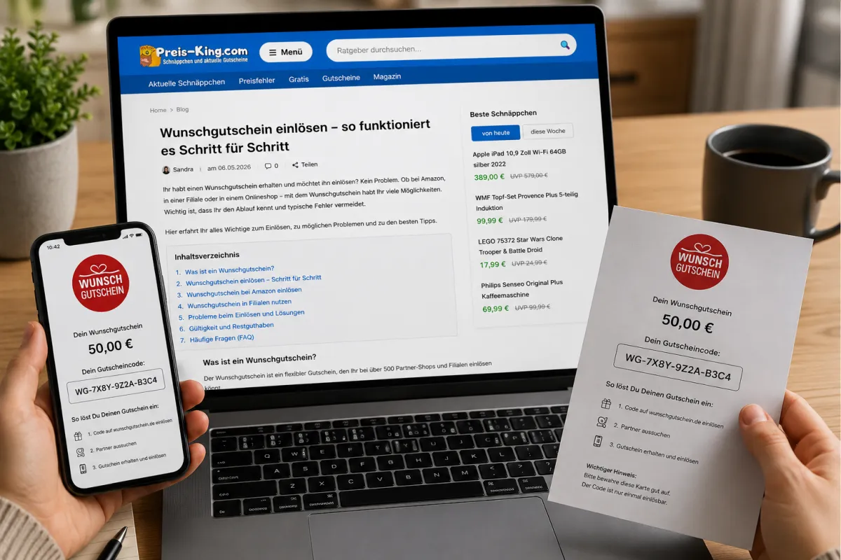 ChatGPT Image 12. Mai 2026 13 38 03 Wunschgutschein Logo auf rotem Hintergrund für flexible Geschenkideen und digitale Gutscheine