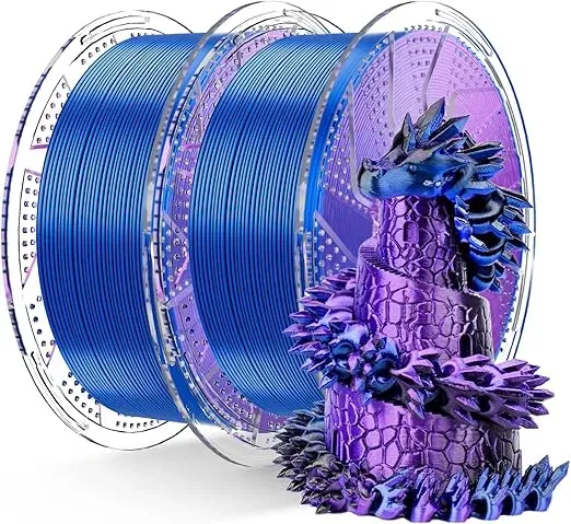 Chitu Systems Conjure Tricolor Silk PLA Filament Schwarz Blau Violett Filament Durchmesser 1.75±0.02 mm 3D Drucker Filament Schnäppchen, Deals Und Rabattcodes Des Tages: Chitu Systems Conjure Tricolor Silk Pla Filament