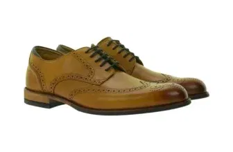 Clarks Arlo Limit Brogue Herren Echtleder-Schuhe 26171453 Braun (Gr. 41 bis 47 Budapester Business-Schuhe) für 49,99 € inkl. Versand (statt 87,95 €)