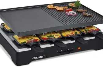 Cloer 6446 Raclettegrill (1200 W, 8 Raclettepfännchen) für 49,99 € inkl. Versand