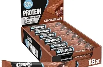 Corny Protein Power Schoko (18x50g 30 Prozent Eiweiß Fitness & Sport Riegel) ab 14,32 € inkl. Prime-Versand (statt 21,29 €)