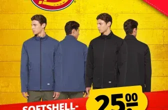 Dickies Core Everyday Herren Softshelljacke (2 Farben, Gr. S bis 3XL) für 29,95 € inkl. Versand (statt 68,00 €)