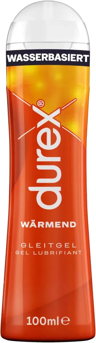 Durex Gleitgel Wärmend (100 ml)  für wärmende Effekte & angenehme Gleitfähigkeit ab 6,88 € inkl. Prime-Versand (statt 13,29 €)
