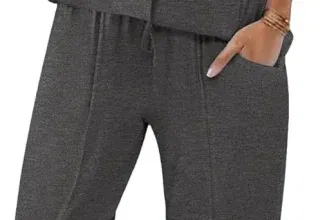 Ekouaer Damen Pyjama Set Langarm (5 Farben, Gr. S bis XXL) für 19,79 € inkl. Prime-Versand (statt 32,99 €)
