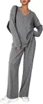 Ekouaer Damen Schlafanzug Lang Mit Flauschigem Stoff (5 Farben, Gr. S Bis Xxl) Für 20,99 € Inkl. Prime-Versand (Statt 34,99 €)