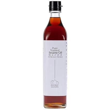 Emma Basic 100% reines geröstetes Sesamöl (500ml) für 5,94 € inkl. Prime-Versand