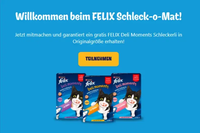 Gratis Felix Deli Moments Probierpaket (5x 10g) 15.000 Probierpakete [Gewinnspiel]