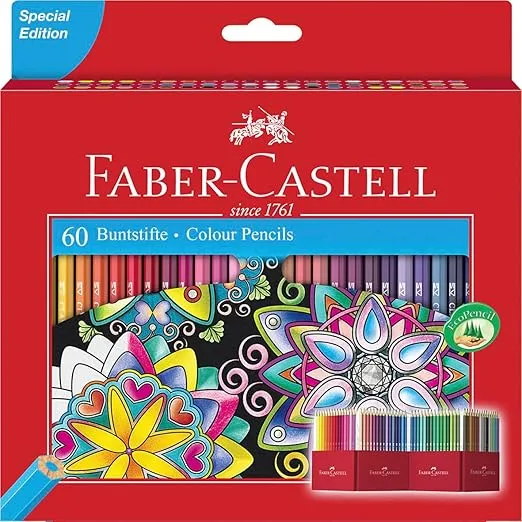 Faber-Castell 111260 – Buntstifte Set Castle (60 stück (1er Pack)) für 13,00 € inkl. Prime-Versand (statt 19,99 €)