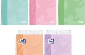 Favorit Notizbuch A4 Pastell Spiral Lineatur kariert 5 mm (Papier 90 gm² 5 Stück sortiert (400159112)) für 18,55 € inkl. Prime-Versand (statt 24,95 €)