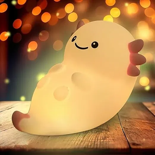 Fouvin Axolotl Nachtlicht Nachtlicht Kinder (Aufladbar Touch LED Dimmbar) für 6,99 € inkl. Prime-Versand (statt 18,99 €)