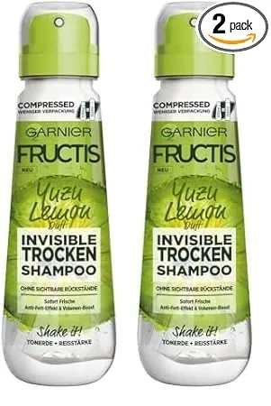 Garnier Trockenshampoo Invisible gegen platte fettige Haare (Packung mit 2) (100ml) für 7,98 € inkl. Prime-Versand (statt 9,98 €)