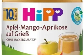 HiPP Bio Apfel-Mango-Aprikose auf Grieß ab 10. Monat 6er Pack (6 x 200 g) ab 7,69 € inkl. Prime-Versand