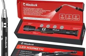 Hinshark Teleskopmagnet mit LED für 5,99 € inkl. Prime-Versand (statt 11,99 €)