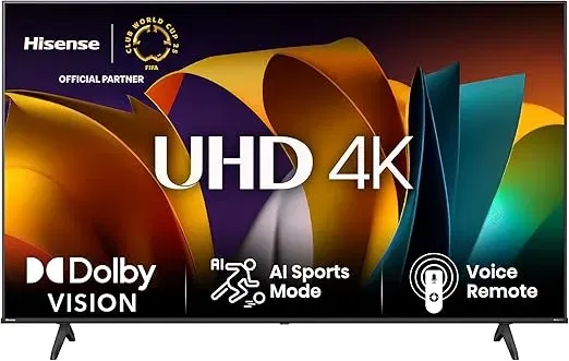 Hisense 65E6NT 164cm (65 Zoll) Fernseher 4K UHD Smart TV für 389,00 € inkl. Versand (statt 459,00 €)