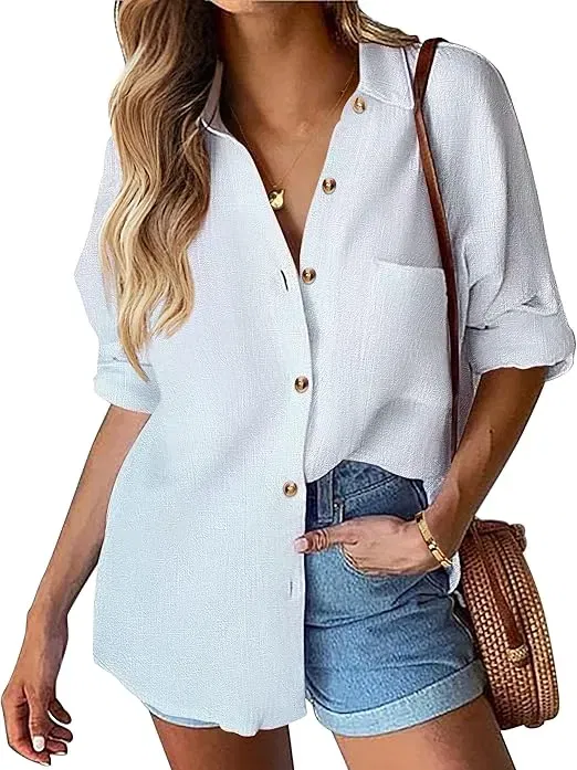 Hotouch Damen Bluse (10 Farben, Gr. S bis XXL) für 17,67 € inkl. Prime-Versand (statt 27,99 €)