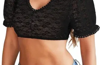 Hotouch Damen Dirndl Bluse (2 Farben, Gr. 34 bis 46) für 14,39 € inkl. Prime-Versand (statt 23,99 €)